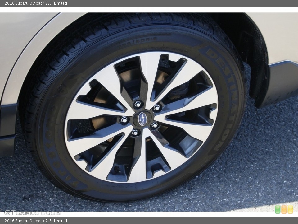 2016 Subaru Outback 2.5i Limited Wheel and Tire Photo #138831962