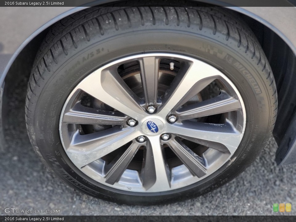 2016 Subaru Legacy 2.5i Limited Wheel and Tire Photo #138839636