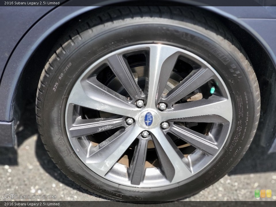 2016 Subaru Legacy 2.5i Limited Wheel and Tire Photo #138839813