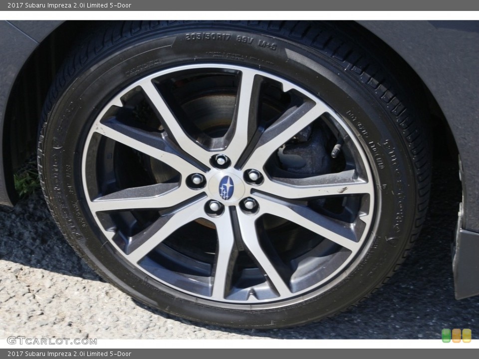 2017 Subaru Impreza 2.0i Limited 5-Door Wheel and Tire Photo #138840560