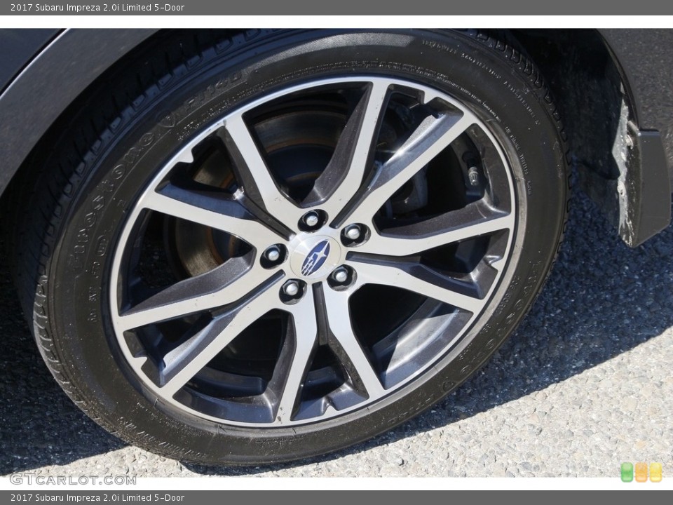 2017 Subaru Impreza 2.0i Limited 5-Door Wheel and Tire Photo #138840611
