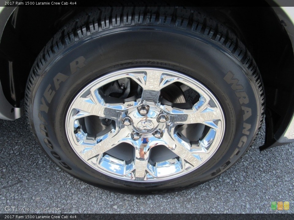 2017 Ram 1500 Laramie Crew Cab 4x4 Wheel and Tire Photo #138845000