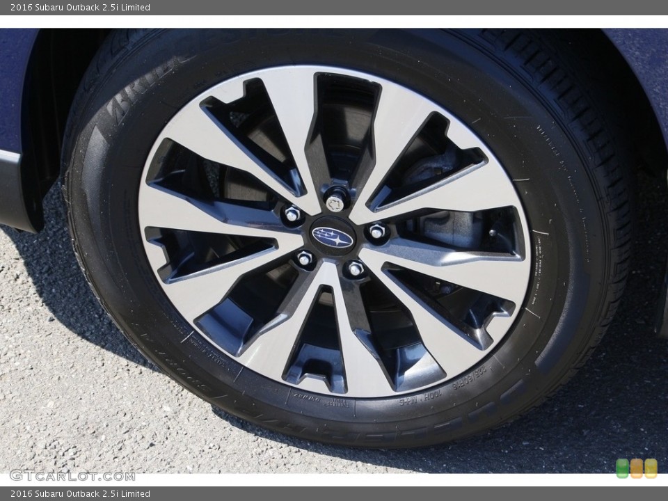 2016 Subaru Outback 2.5i Limited Wheel and Tire Photo #138848480