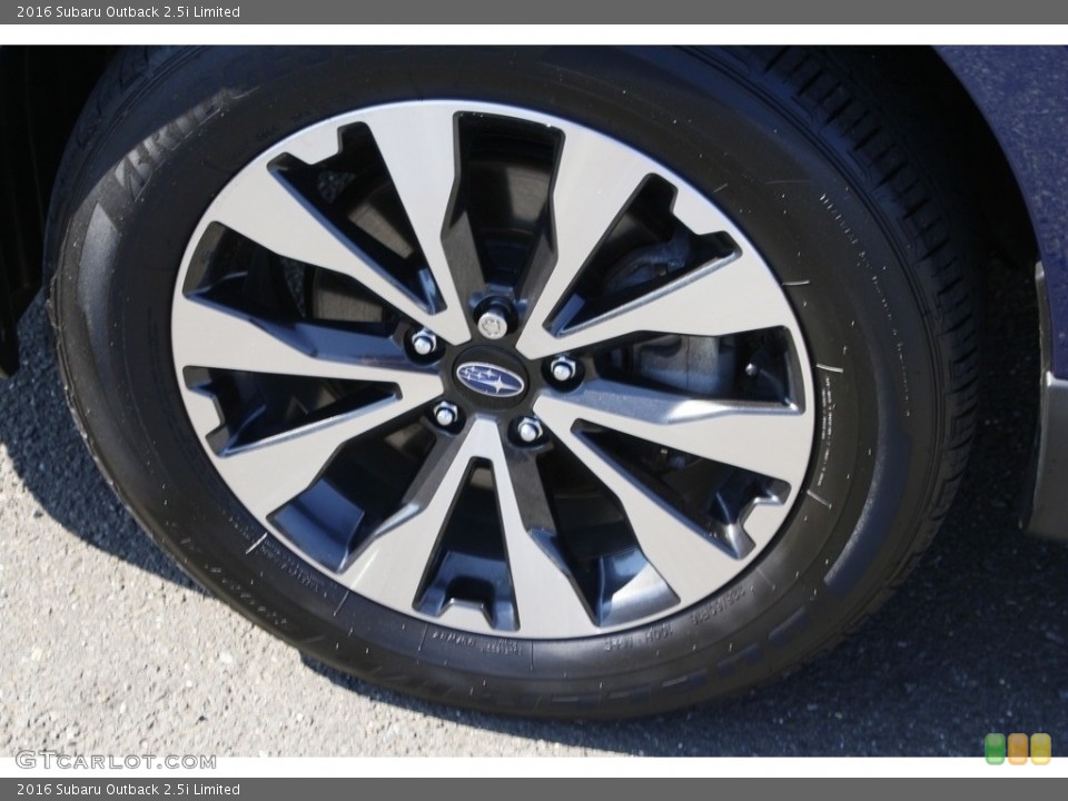 2016 Subaru Outback 2.5i Limited Wheel and Tire Photo #138848504