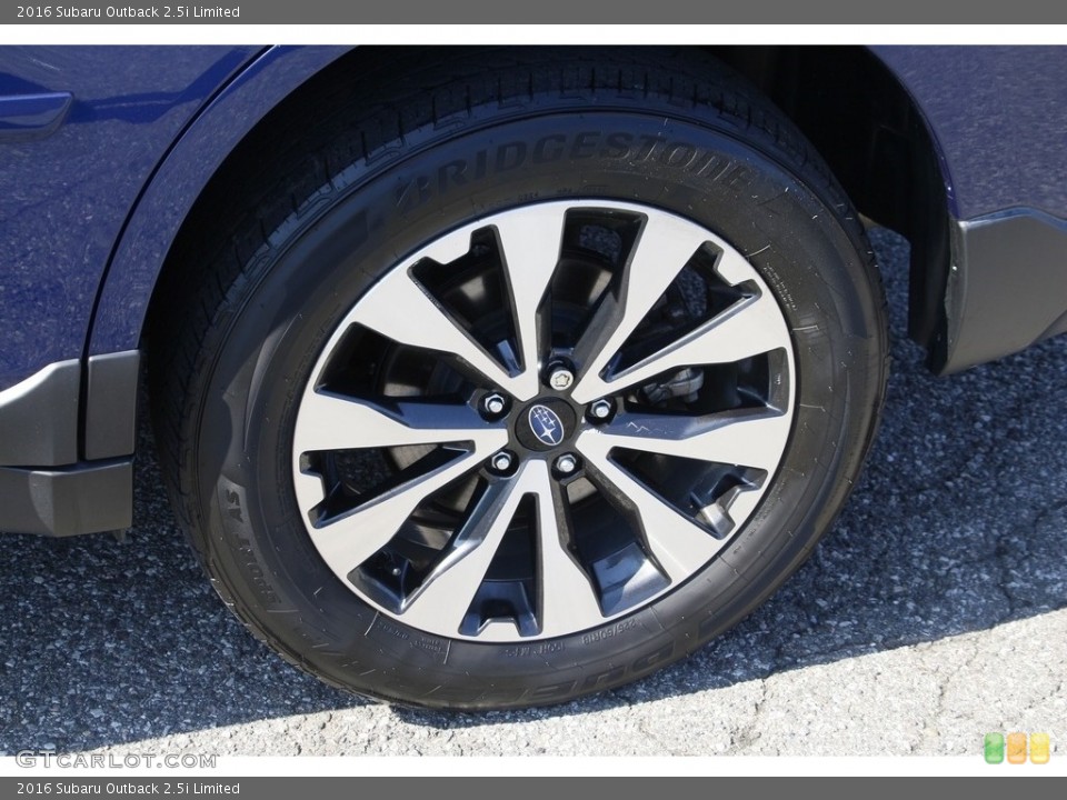 2016 Subaru Outback 2.5i Limited Wheel and Tire Photo #138848546