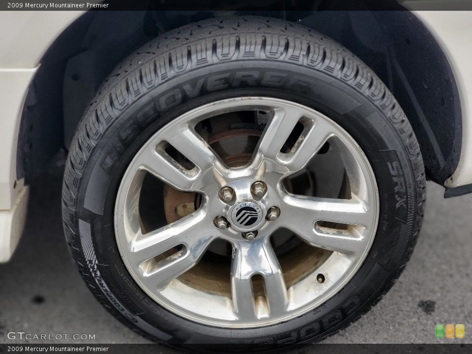 2009 Mercury Mountaineer Premier Wheel and Tire Photo #138853853