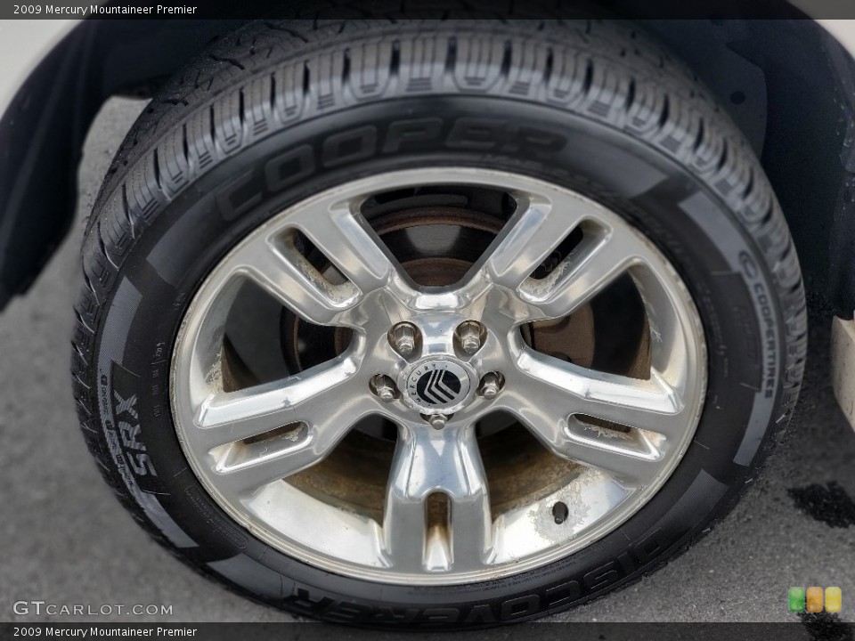 2009 Mercury Mountaineer Premier Wheel and Tire Photo #138854102