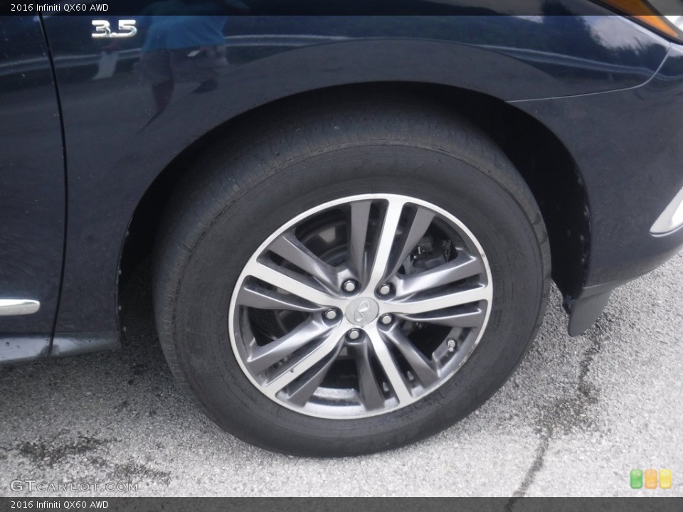 2016 Infiniti QX60 AWD Wheel and Tire Photo #138855995