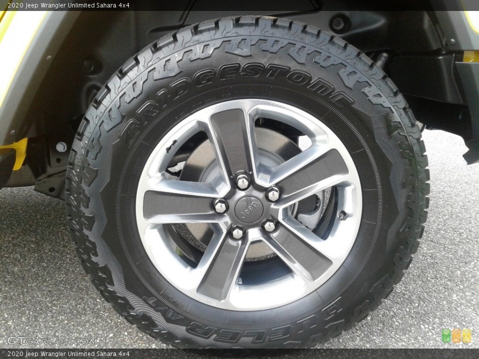 2020 Jeep Wrangler Unlimited Sahara 4x4 Wheel and Tire Photo #138872267