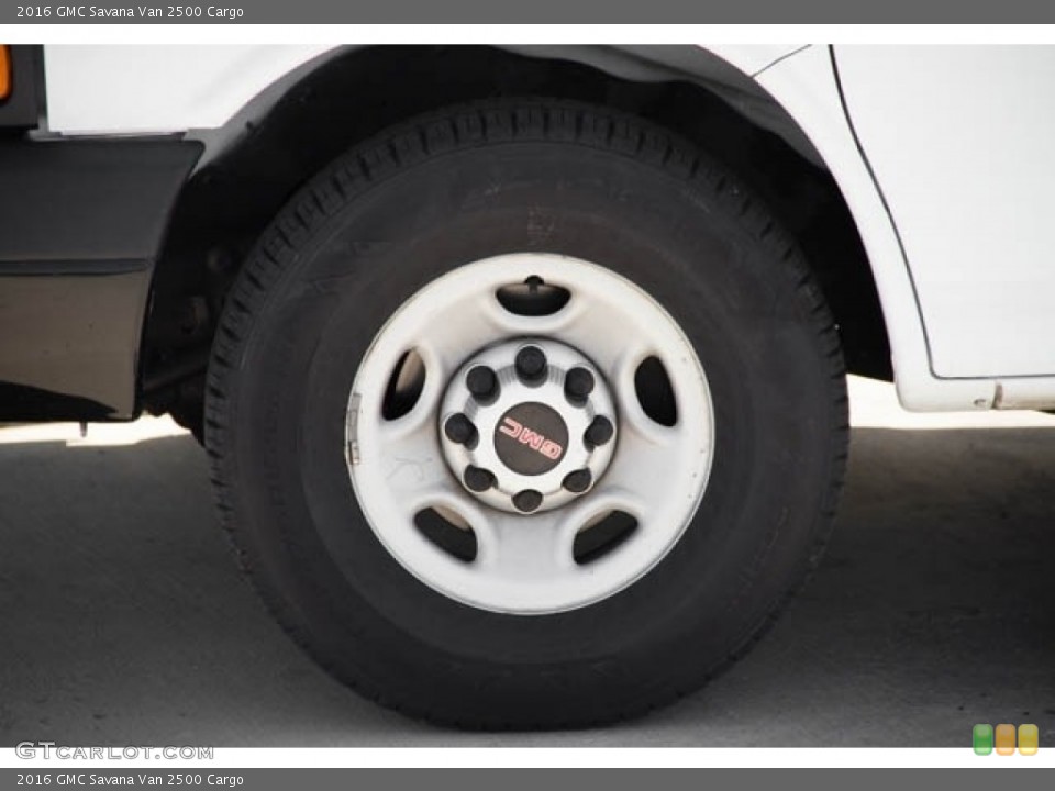 2016 GMC Savana Van 2500 Cargo Wheel and Tire Photo #138891755