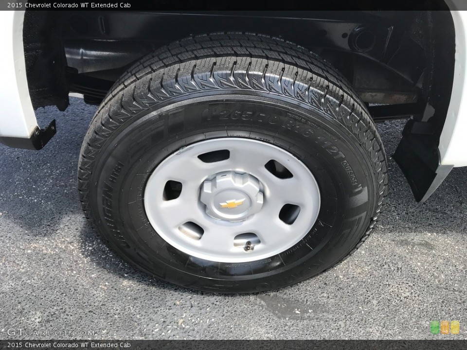 2015 Chevrolet Colorado WT Extended Cab Wheel and Tire Photo #138908831