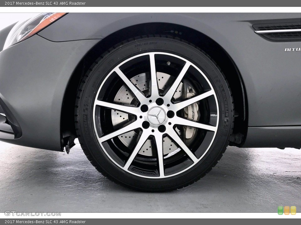 2017 Mercedes-Benz SLC 43 AMG Roadster Wheel and Tire Photo #138958838