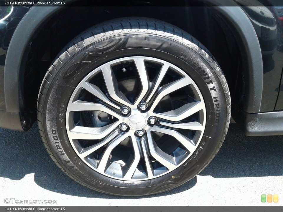 2019 Mitsubishi Outlander Sport ES Wheel and Tire Photo #138962610