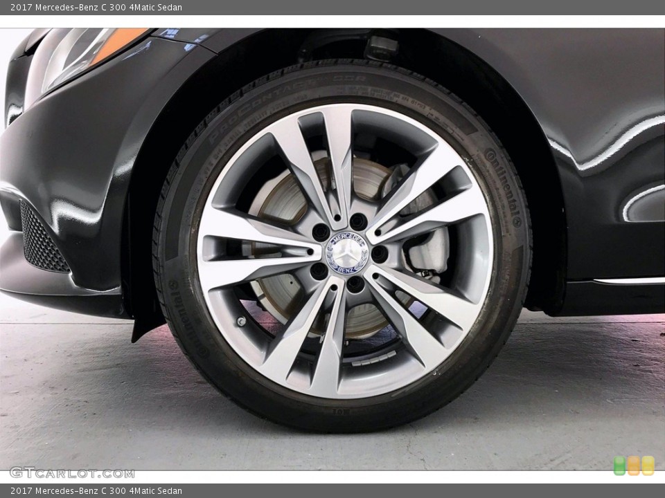 2017 Mercedes-Benz C 300 4Matic Sedan Wheel and Tire Photo #138969588