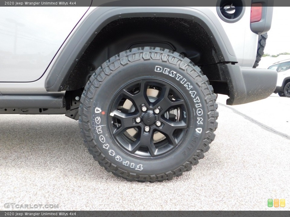 2020 Jeep Wrangler Unlimited Willys 4x4 Wheel and Tire Photo #138991781