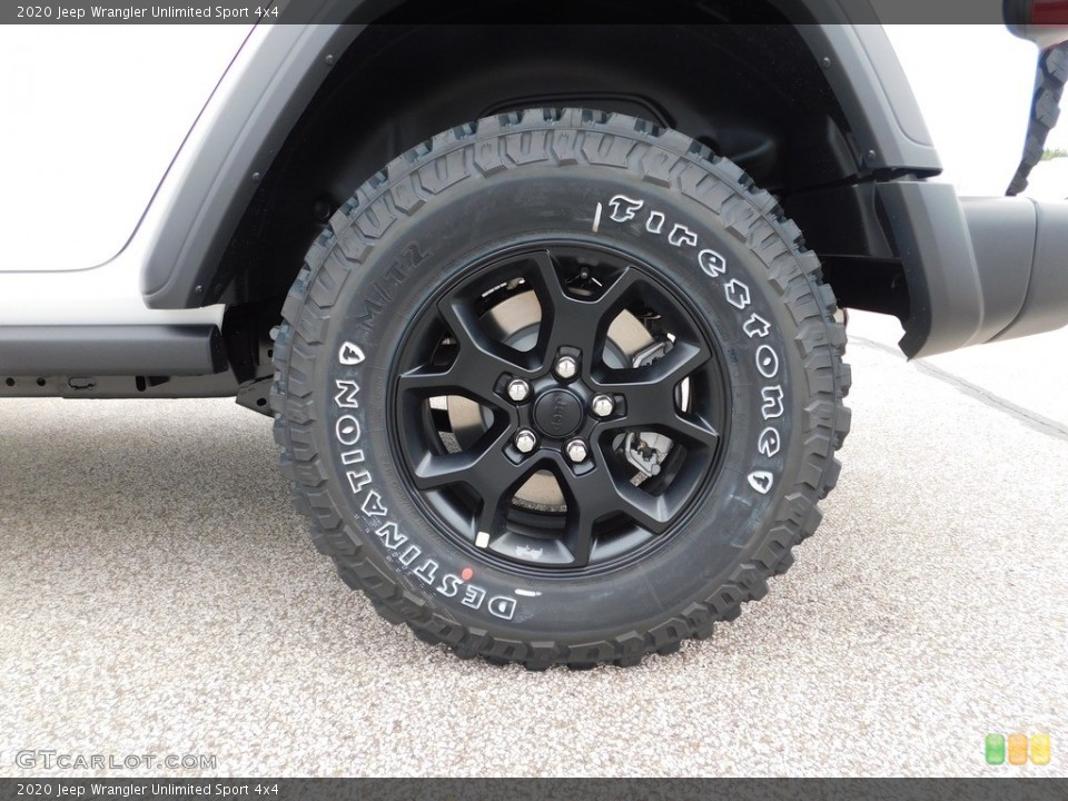 2020 Jeep Wrangler Unlimited Sport 4x4 Wheel and Tire Photo #138992177