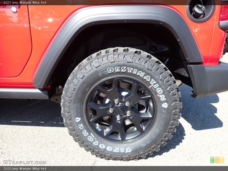 2020 Jeep Wrangler Willys 4x4 Wheel and Tire Photo #139006650