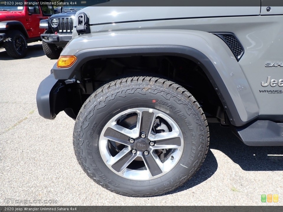 2020 Jeep Wrangler Unlimited Sahara 4x4 Wheel and Tire Photo #139008855