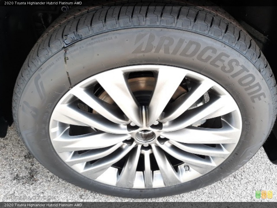 2020 Toyota Highlander Hybrid Platinum AWD Wheel and Tire Photo #139040783