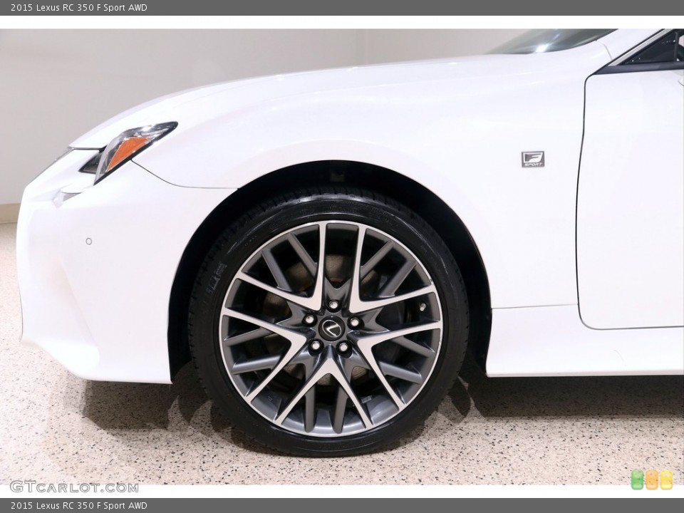 2015 Lexus RC 350 F Sport AWD Wheel and Tire Photo #139045516