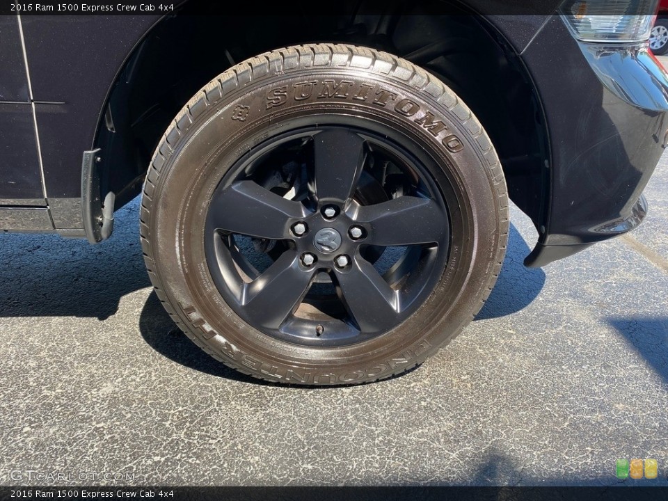 2016 Ram 1500 Express Crew Cab 4x4 Wheel and Tire Photo #139045981