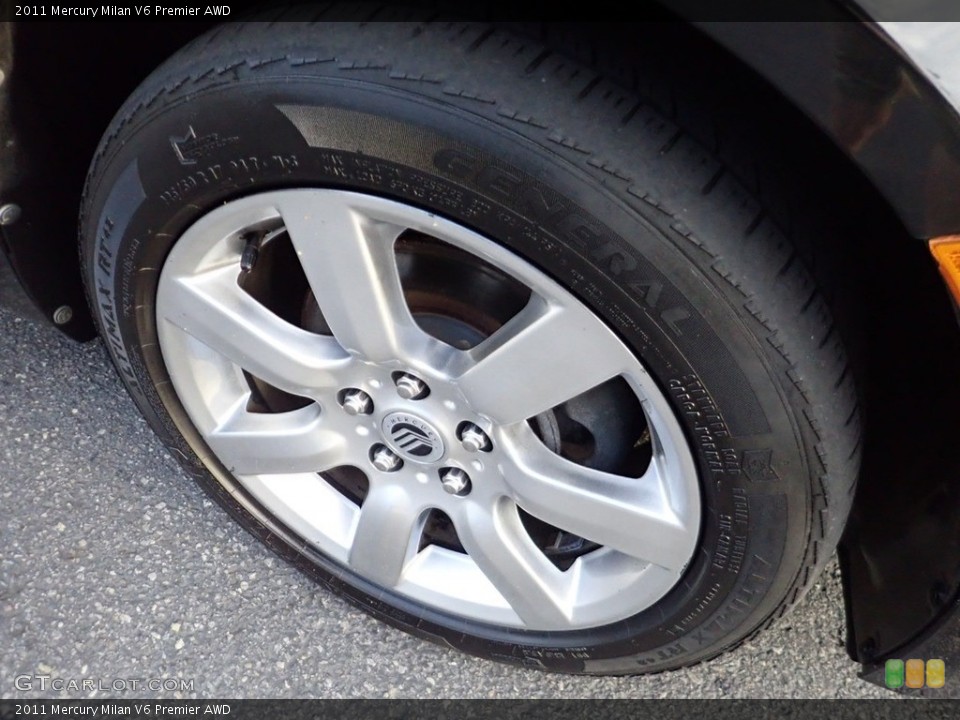 2011 Mercury Milan V6 Premier AWD Wheel and Tire Photo #139057050