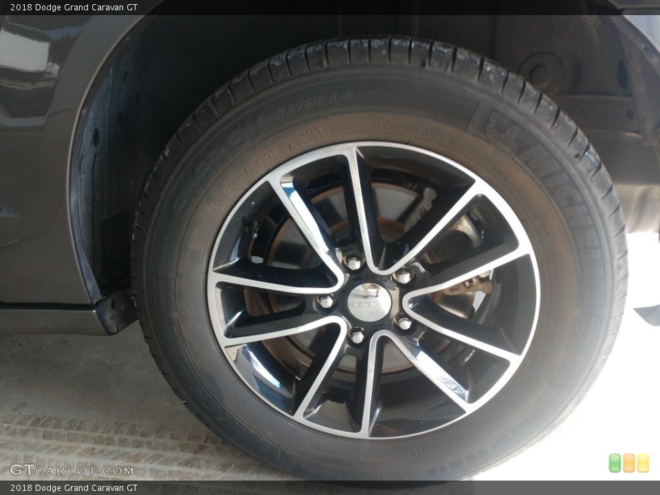 2018 Dodge Grand Caravan GT Wheel and Tire Photo #139100116