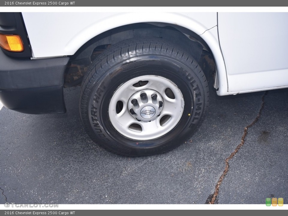 2016 Chevrolet Express 2500 Cargo WT Wheel and Tire Photo #139103287