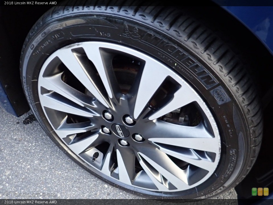 2018 Lincoln MKZ Reserve AWD Wheel and Tire Photo #139111543