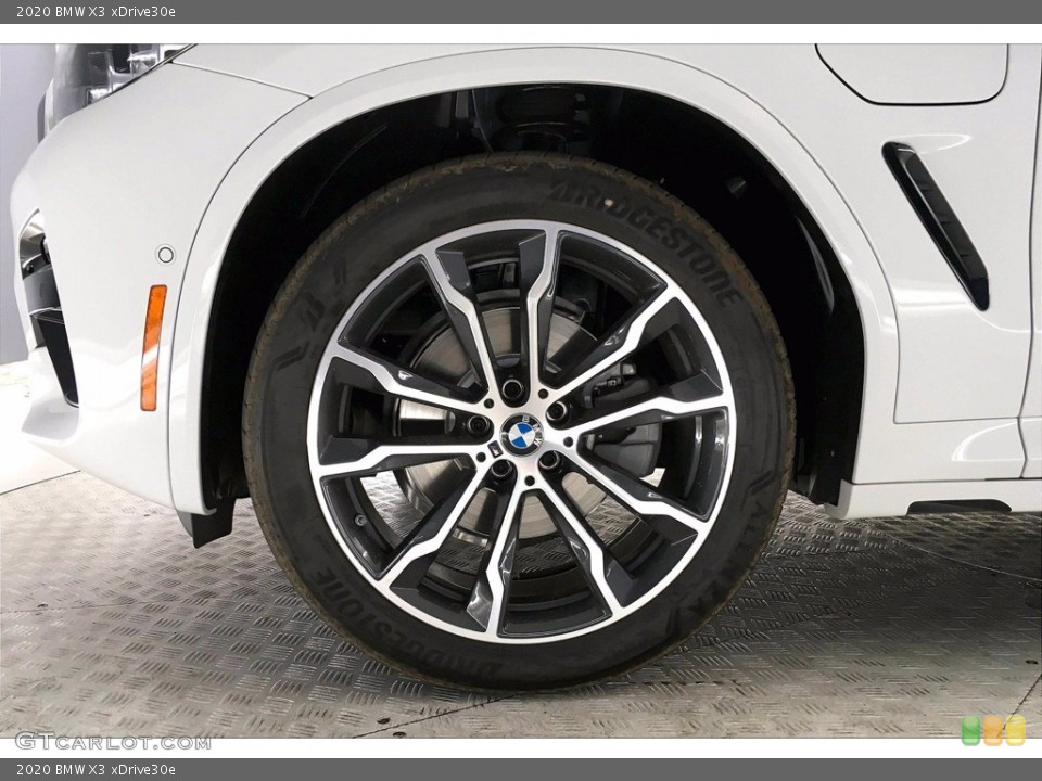 2020 BMW X3 xDrive30e Wheel and Tire Photo #139122763