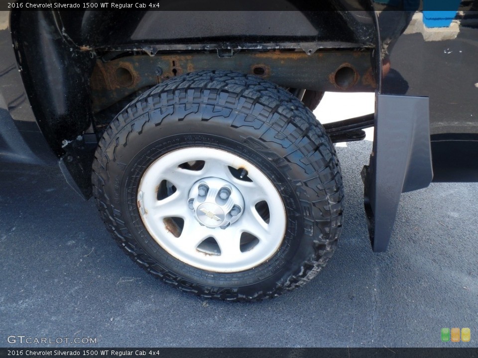 2016 Chevrolet Silverado 1500 WT Regular Cab 4x4 Wheel and Tire Photo #139136475