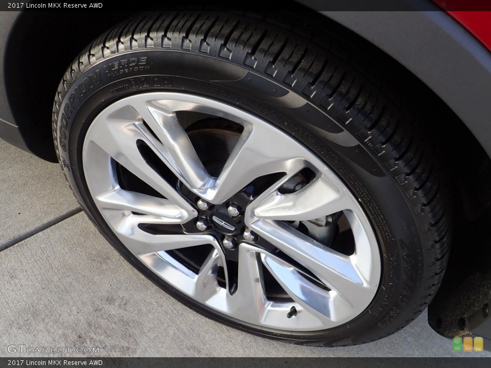 2017 Lincoln MKX Reserve AWD Wheel and Tire Photo #139155052