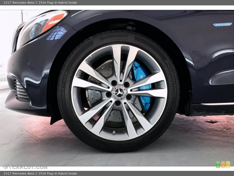 2017 Mercedes-Benz C 350e Plug-in Hybrid Sedan Wheel and Tire Photo #139170337