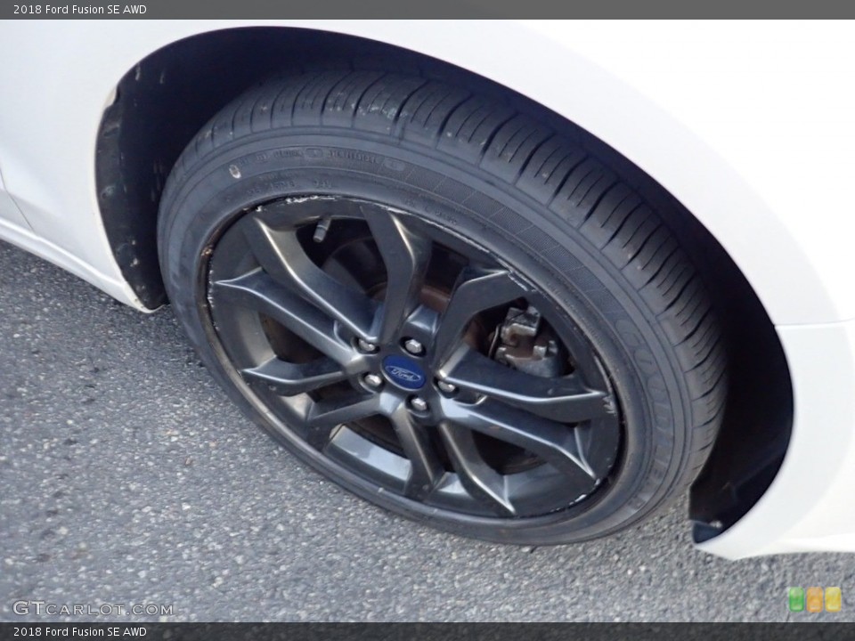 2018 Ford Fusion SE AWD Wheel and Tire Photo #139184388