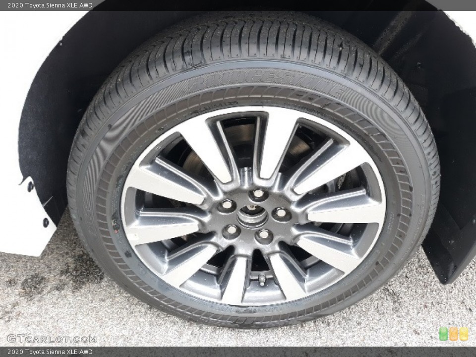 2020 Toyota Sienna XLE AWD Wheel and Tire Photo #139195510