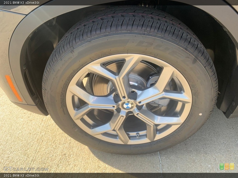 2021 BMW X3 xDrive30i Wheel and Tire Photo #139208421