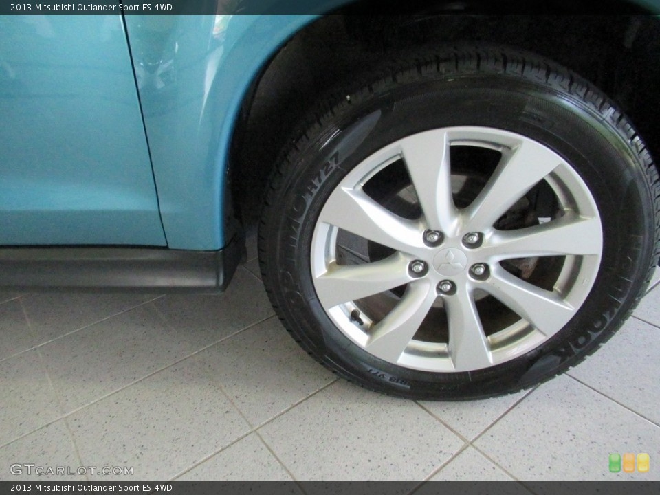 2013 Mitsubishi Outlander Sport ES 4WD Wheel and Tire Photo #139212300