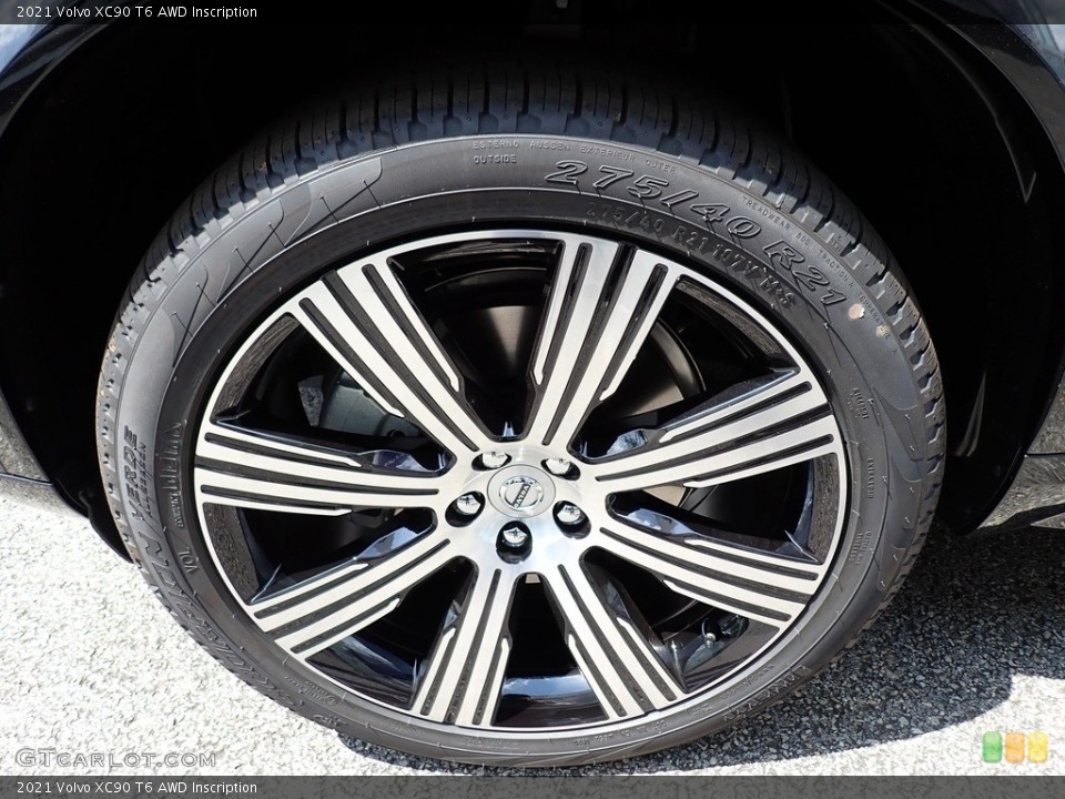 2021 Volvo XC90 T6 AWD Inscription Wheel and Tire Photo #139213629
