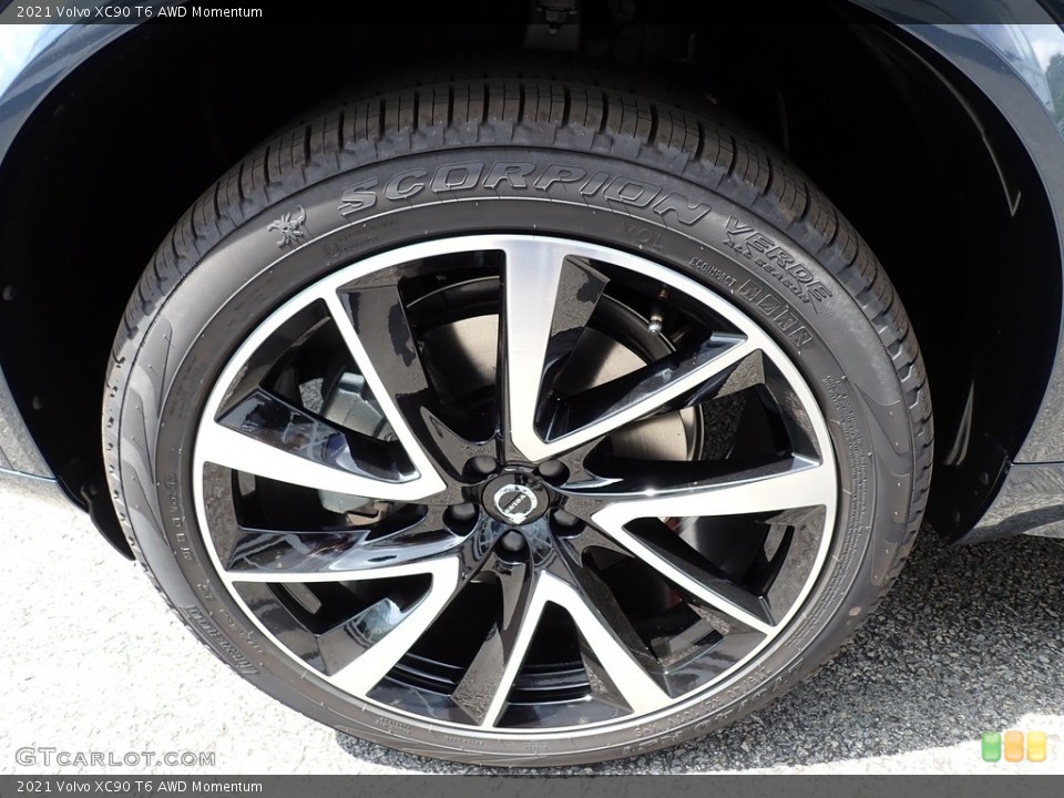 2021 Volvo XC90 T6 AWD Momentum Wheel and Tire Photo #139214004