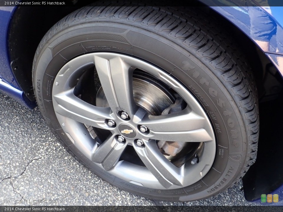 2014 Chevrolet Sonic RS Hatchback Wheel and Tire Photo #139246409