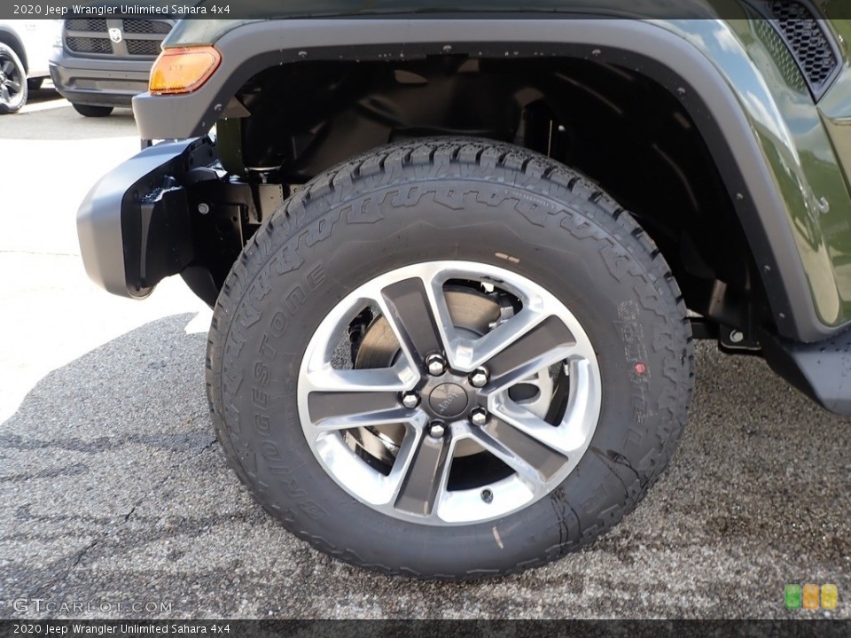 2020 Jeep Wrangler Unlimited Sahara 4x4 Wheel and Tire Photo #139247896