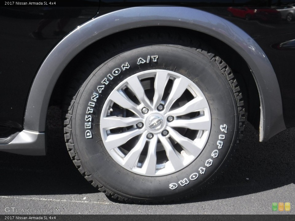 2017 Nissan Armada SL 4x4 Wheel and Tire Photo #139292958