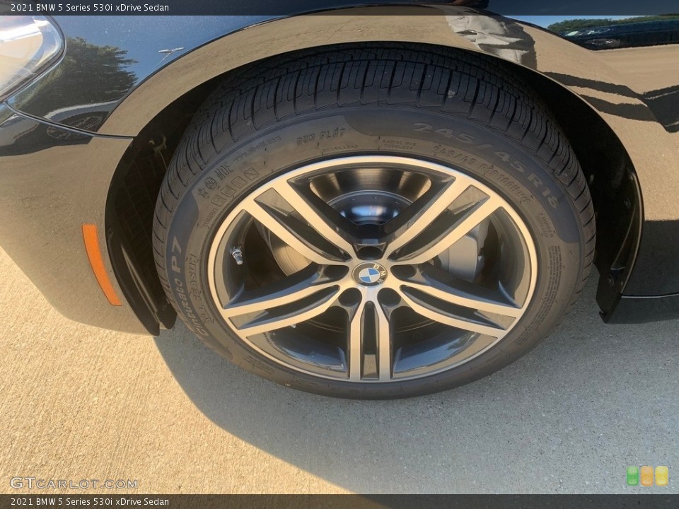 2021 BMW 5 Series 530i xDrive Sedan Wheel and Tire Photo #139295085