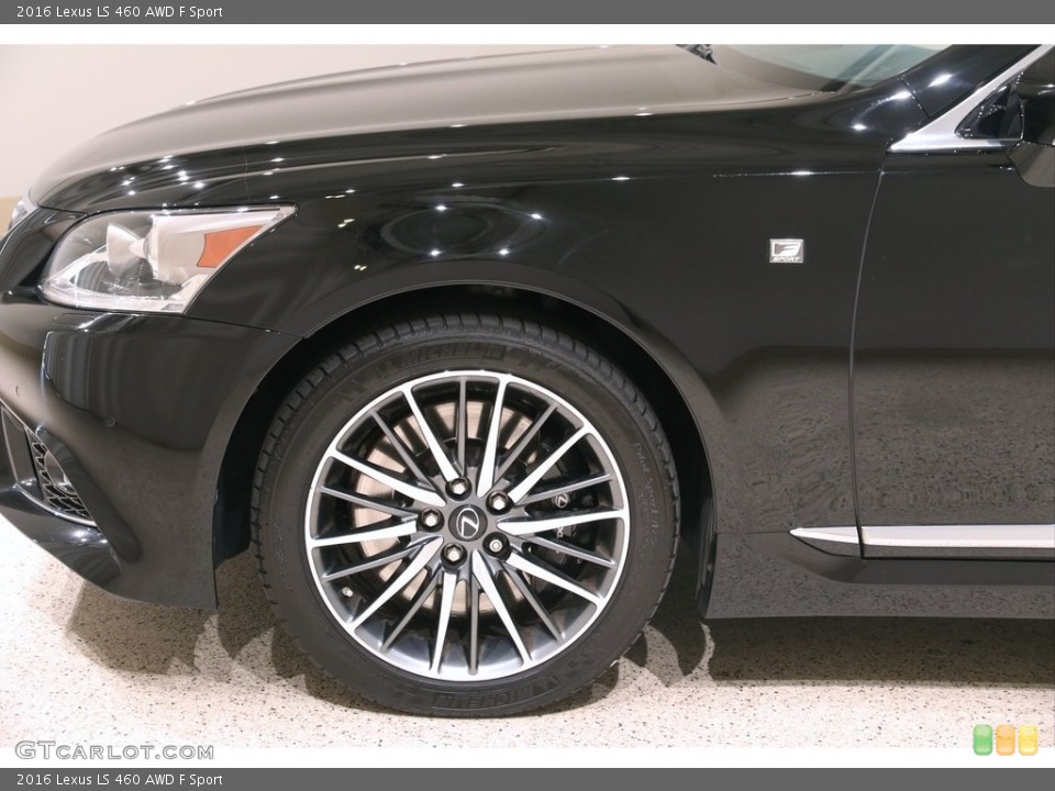 2016 Lexus LS 460 AWD F Sport Wheel and Tire Photo #139302349