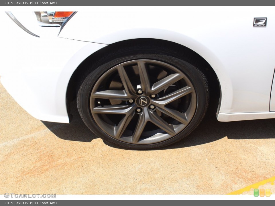 2015 Lexus IS 350 F Sport AWD Wheel and Tire Photo #139306819