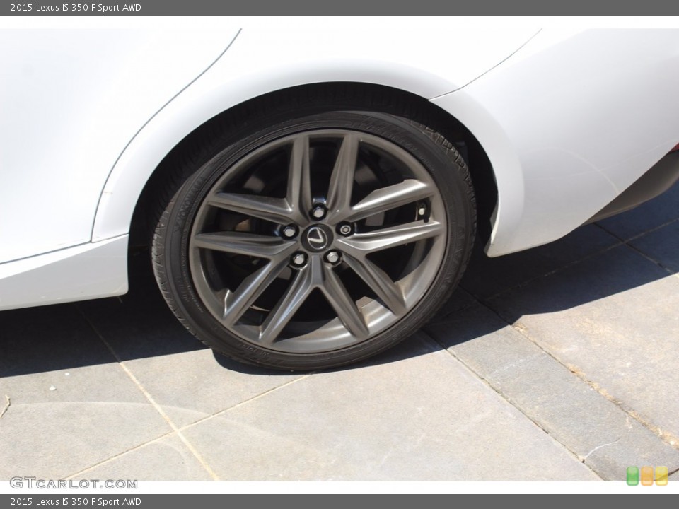 2015 Lexus IS 350 F Sport AWD Wheel and Tire Photo #139306829