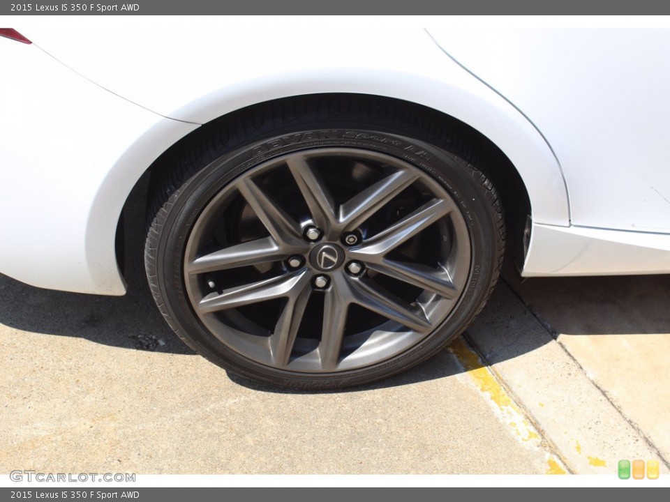 2015 Lexus IS 350 F Sport AWD Wheel and Tire Photo #139306912
