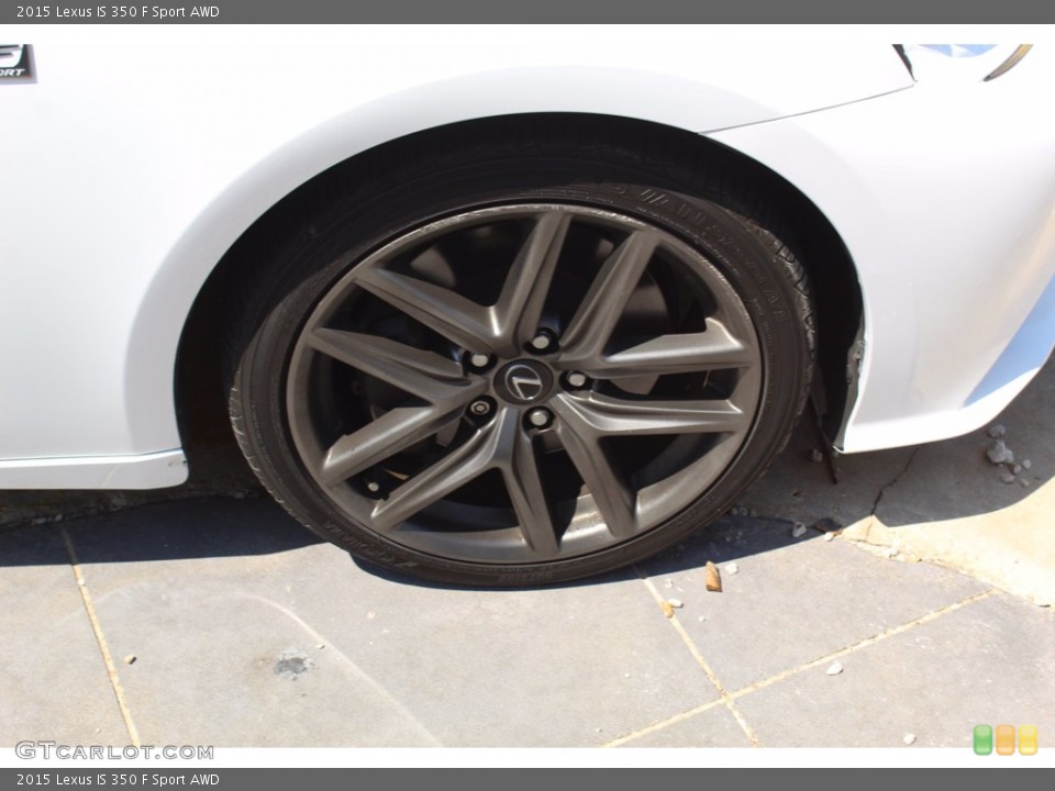 2015 Lexus IS 350 F Sport AWD Wheel and Tire Photo #139306924