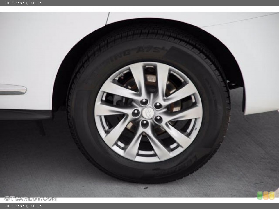 2014 Infiniti QX60 3.5 Wheel and Tire Photo #139310698