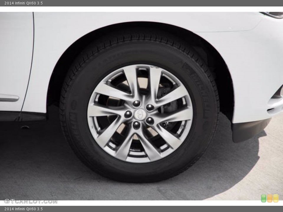 2014 Infiniti QX60 3.5 Wheel and Tire Photo #139310743